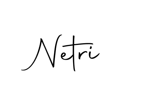 Make a beautiful signature design for name Netri. With this signature (Autography-DOLnW) style, you can create a handwritten signature for free. Netri signature style 10 images and pictures png