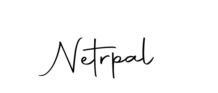 Create a beautiful signature design for name Netrpal. With this signature (Autography-DOLnW) fonts, you can make a handwritten signature for free. Netrpal signature style 10 images and pictures png