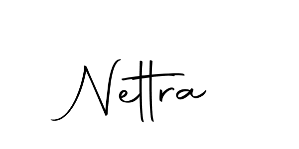 Make a beautiful signature design for name Nettra. With this signature (Autography-DOLnW) style, you can create a handwritten signature for free. Nettra signature style 10 images and pictures png