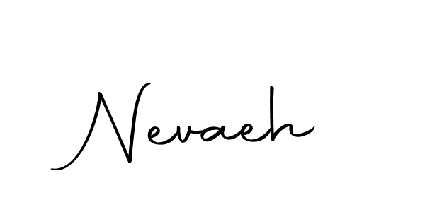 Create a beautiful signature design for name Nevaeh. With this signature (Autography-DOLnW) fonts, you can make a handwritten signature for free. Nevaeh signature style 10 images and pictures png