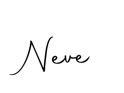 Create a beautiful signature design for name Neve. With this signature (Autography-DOLnW) fonts, you can make a handwritten signature for free. Neve signature style 10 images and pictures png