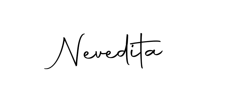 Also we have Nevedita name is the best signature style. Create professional handwritten signature collection using Autography-DOLnW autograph style. Nevedita signature style 10 images and pictures png