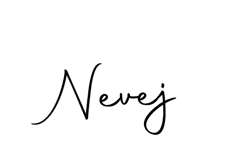 How to make Nevej signature? Autography-DOLnW is a professional autograph style. Create handwritten signature for Nevej name. Nevej signature style 10 images and pictures png