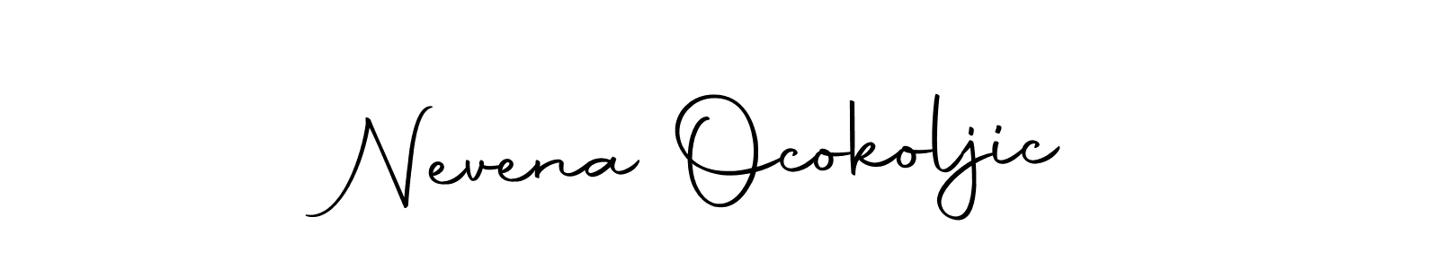 Check out images of Autograph of Nevena Ocokoljic name. Actor Nevena Ocokoljic Signature Style. Autography-DOLnW is a professional sign style online. Nevena Ocokoljic signature style 10 images and pictures png