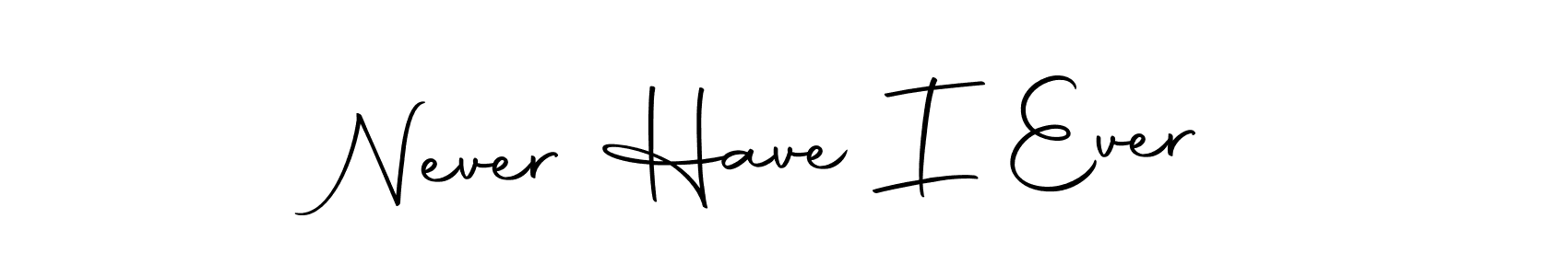 This is the best signature style for the Never Have I Ever name. Also you like these signature font (Autography-DOLnW). Mix name signature. Never Have I Ever signature style 10 images and pictures png