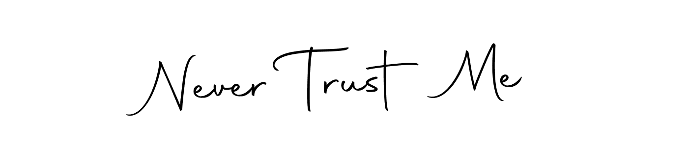 Similarly Autography-DOLnW is the best handwritten signature design. Signature creator online .You can use it as an online autograph creator for name Never Trust Me. Never Trust Me signature style 10 images and pictures png