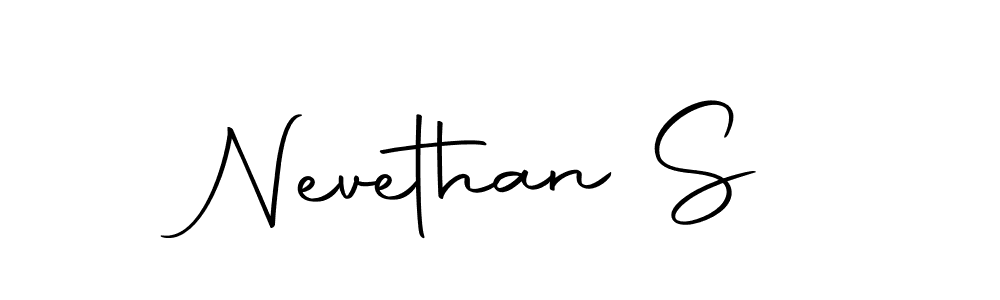 Similarly Autography-DOLnW is the best handwritten signature design. Signature creator online .You can use it as an online autograph creator for name Nevethan S. Nevethan S signature style 10 images and pictures png