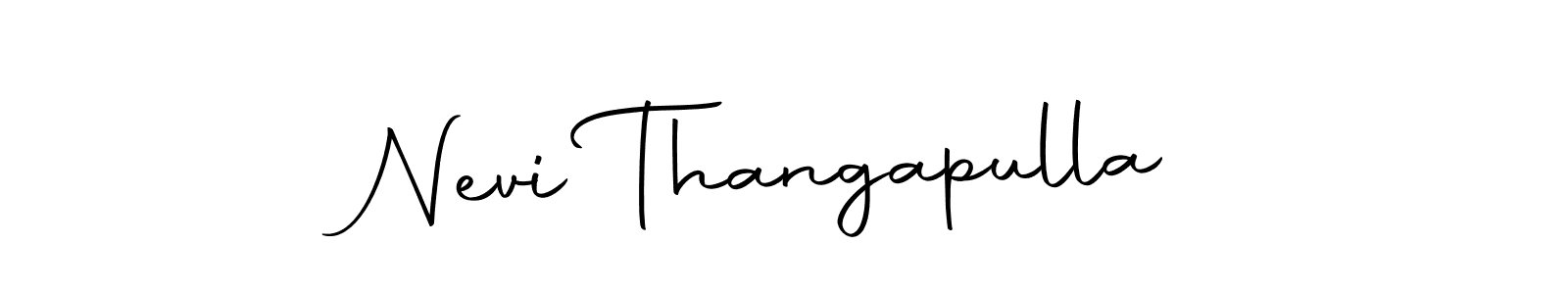 Create a beautiful signature design for name Nevi Thangapulla. With this signature (Autography-DOLnW) fonts, you can make a handwritten signature for free. Nevi Thangapulla signature style 10 images and pictures png