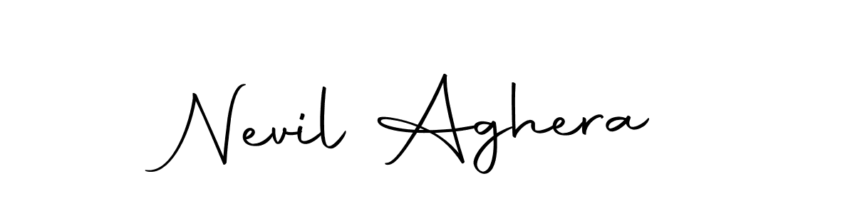 Use a signature maker to create a handwritten signature online. With this signature software, you can design (Autography-DOLnW) your own signature for name Nevil Aghera. Nevil Aghera signature style 10 images and pictures png