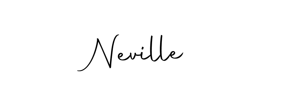 Design your own signature with our free online signature maker. With this signature software, you can create a handwritten (Autography-DOLnW) signature for name Neville   . Neville    signature style 10 images and pictures png