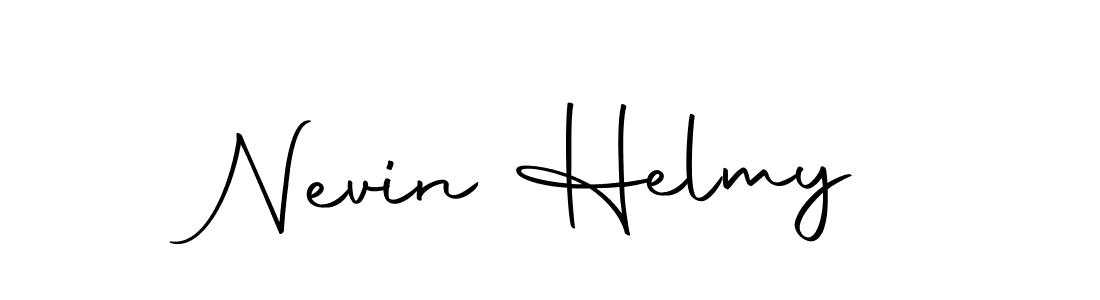 Use a signature maker to create a handwritten signature online. With this signature software, you can design (Autography-DOLnW) your own signature for name Nevin Helmy. Nevin Helmy signature style 10 images and pictures png
