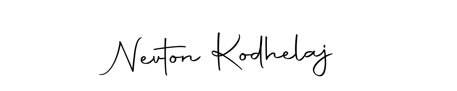 Make a beautiful signature design for name Nevton Kodhelaj. Use this online signature maker to create a handwritten signature for free. Nevton Kodhelaj signature style 10 images and pictures png