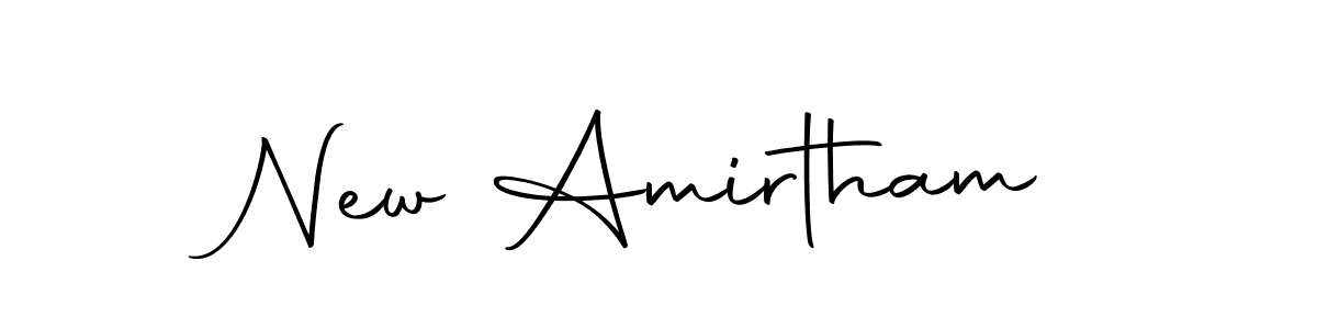 Design your own signature with our free online signature maker. With this signature software, you can create a handwritten (Autography-DOLnW) signature for name New Amirtham. New Amirtham signature style 10 images and pictures png