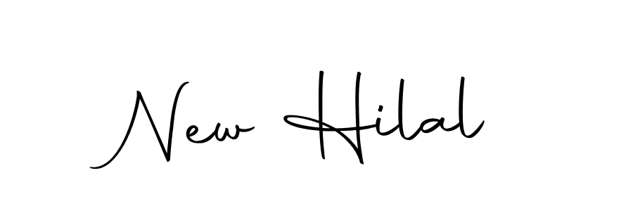 How to make New Hilal signature? Autography-DOLnW is a professional autograph style. Create handwritten signature for New Hilal name. New Hilal signature style 10 images and pictures png