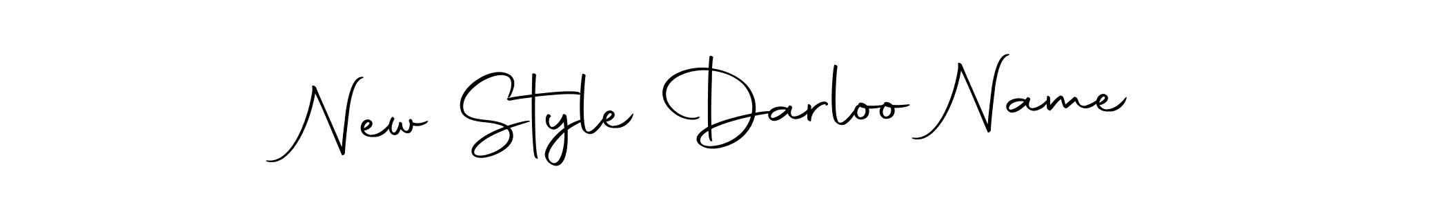 The best way (Autography-DOLnW) to make a short signature is to pick only two or three words in your name. The name New Style Darloo Name include a total of six letters. For converting this name. New Style Darloo Name signature style 10 images and pictures png