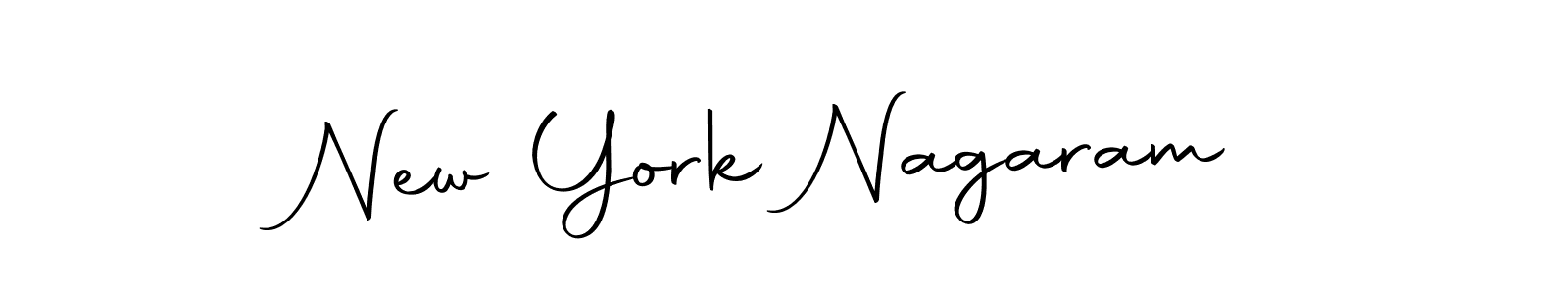 Create a beautiful signature design for name New York Nagaram. With this signature (Autography-DOLnW) fonts, you can make a handwritten signature for free. New York Nagaram signature style 10 images and pictures png