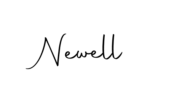 Create a beautiful signature design for name Newell. With this signature (Autography-DOLnW) fonts, you can make a handwritten signature for free. Newell signature style 10 images and pictures png