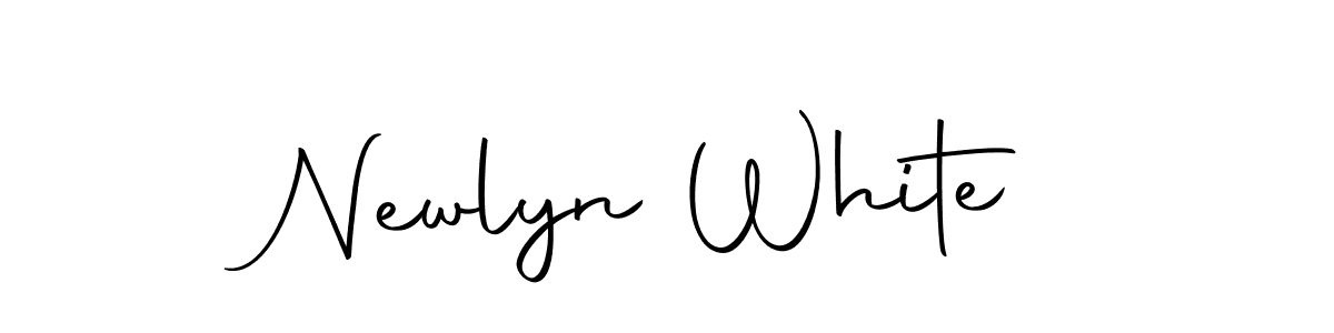 Similarly Autography-DOLnW is the best handwritten signature design. Signature creator online .You can use it as an online autograph creator for name Newlyn White. Newlyn White signature style 10 images and pictures png