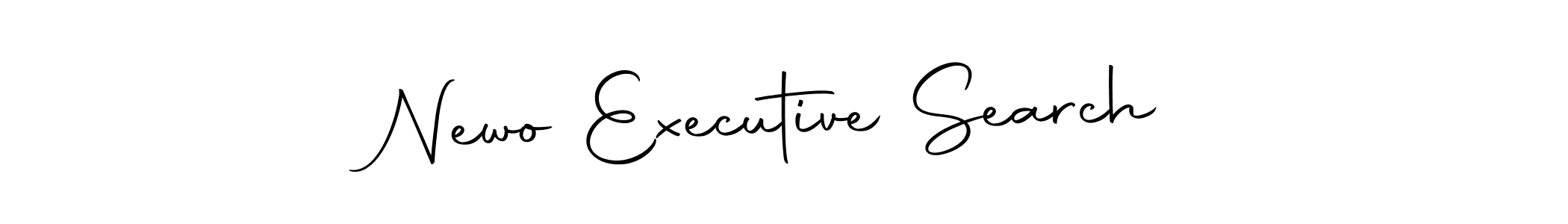 The best way (Autography-DOLnW) to make a short signature is to pick only two or three words in your name. The name Newo Executive Search include a total of six letters. For converting this name. Newo Executive Search signature style 10 images and pictures png