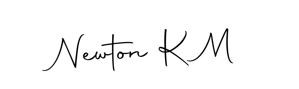 Autography-DOLnW is a professional signature style that is perfect for those who want to add a touch of class to their signature. It is also a great choice for those who want to make their signature more unique. Get Newton K M name to fancy signature for free. Newton K M signature style 10 images and pictures png