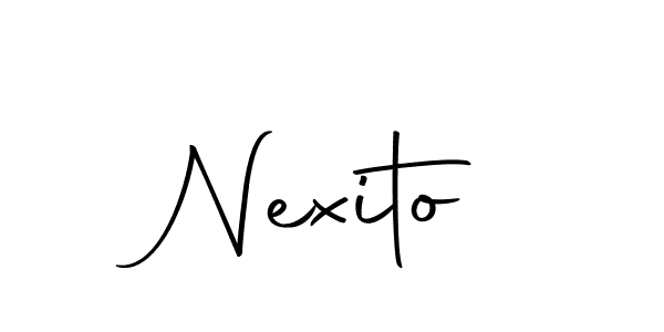 Also we have Nexito name is the best signature style. Create professional handwritten signature collection using Autography-DOLnW autograph style. Nexito signature style 10 images and pictures png