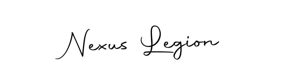Create a beautiful signature design for name Nexus Legion. With this signature (Autography-DOLnW) fonts, you can make a handwritten signature for free. Nexus Legion signature style 10 images and pictures png