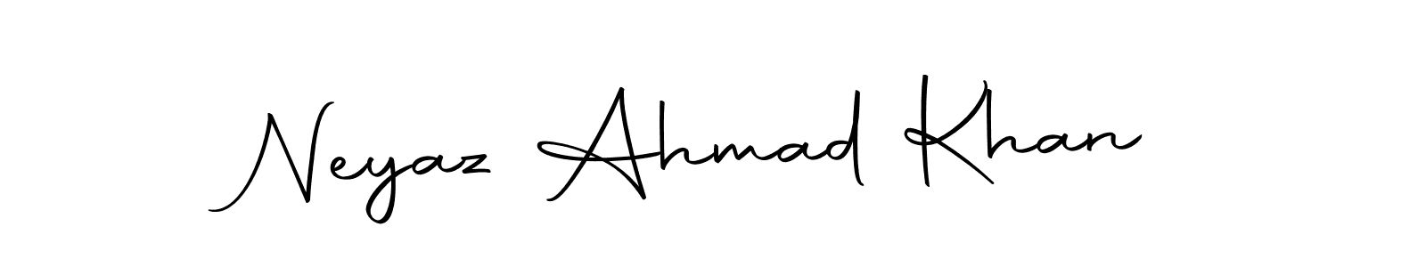 Make a beautiful signature design for name Neyaz Ahmad Khan. Use this online signature maker to create a handwritten signature for free. Neyaz Ahmad Khan signature style 10 images and pictures png