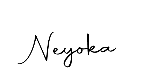 How to make Neyoka signature? Autography-DOLnW is a professional autograph style. Create handwritten signature for Neyoka name. Neyoka signature style 10 images and pictures png