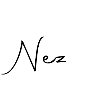 Use a signature maker to create a handwritten signature online. With this signature software, you can design (Autography-DOLnW) your own signature for name Nez. Nez signature style 10 images and pictures png