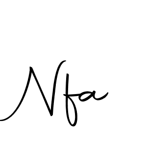 if you are searching for the best signature style for your name Nfa. so please give up your signature search. here we have designed multiple signature styles  using Autography-DOLnW. Nfa signature style 10 images and pictures png