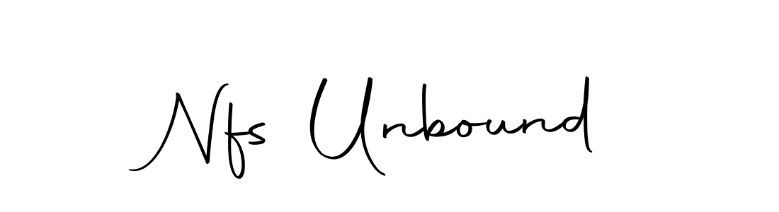 How to make Nfs Unbound name signature. Use Autography-DOLnW style for creating short signs online. This is the latest handwritten sign. Nfs Unbound signature style 10 images and pictures png