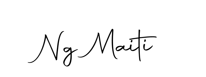 You can use this online signature creator to create a handwritten signature for the name Ng Maiti. This is the best online autograph maker. Ng Maiti signature style 10 images and pictures png