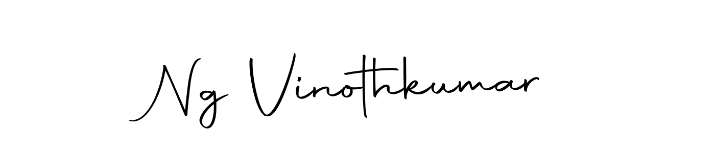 Design your own signature with our free online signature maker. With this signature software, you can create a handwritten (Autography-DOLnW) signature for name Ng Vinothkumar. Ng Vinothkumar signature style 10 images and pictures png