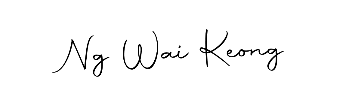 Make a beautiful signature design for name Ng Wai Keong. With this signature (Autography-DOLnW) style, you can create a handwritten signature for free. Ng Wai Keong signature style 10 images and pictures png