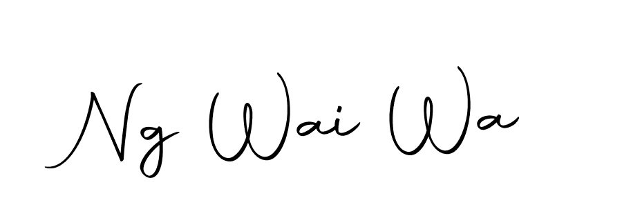Use a signature maker to create a handwritten signature online. With this signature software, you can design (Autography-DOLnW) your own signature for name Ng Wai Wa. Ng Wai Wa signature style 10 images and pictures png