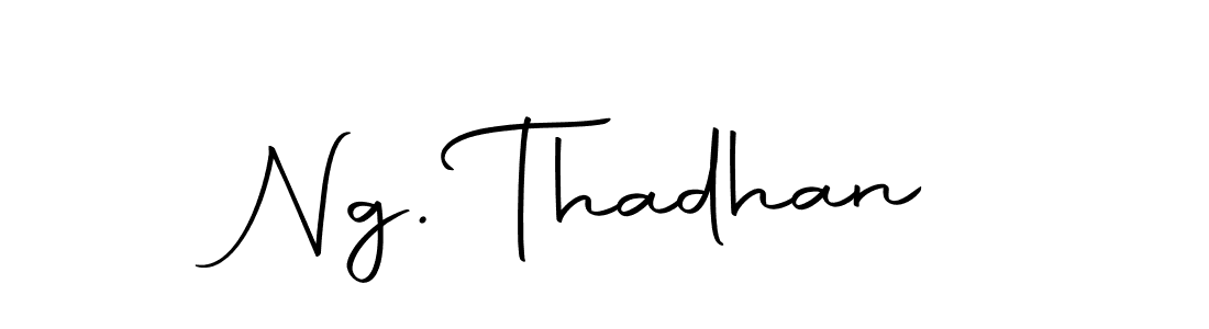 Create a beautiful signature design for name Ng. Thadhan. With this signature (Autography-DOLnW) fonts, you can make a handwritten signature for free. Ng. Thadhan signature style 10 images and pictures png