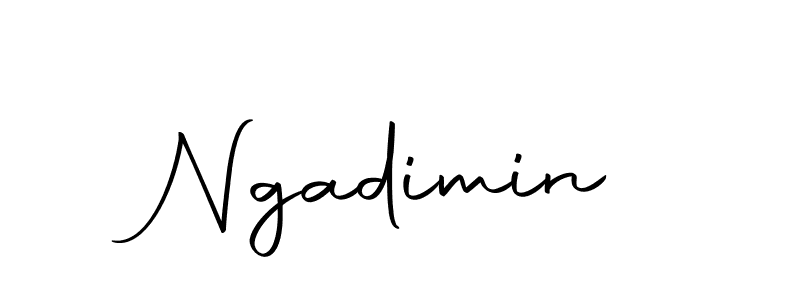Make a beautiful signature design for name Ngadimin. With this signature (Autography-DOLnW) style, you can create a handwritten signature for free. Ngadimin signature style 10 images and pictures png