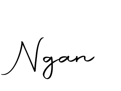 Use a signature maker to create a handwritten signature online. With this signature software, you can design (Autography-DOLnW) your own signature for name Ngan. Ngan signature style 10 images and pictures png