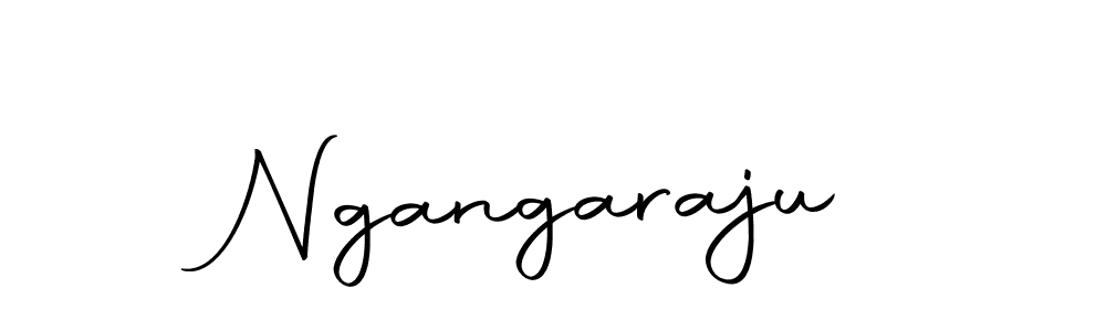 Use a signature maker to create a handwritten signature online. With this signature software, you can design (Autography-DOLnW) your own signature for name Ngangaraju. Ngangaraju signature style 10 images and pictures png