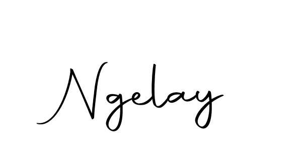 How to make Ngelay signature? Autography-DOLnW is a professional autograph style. Create handwritten signature for Ngelay name. Ngelay signature style 10 images and pictures png