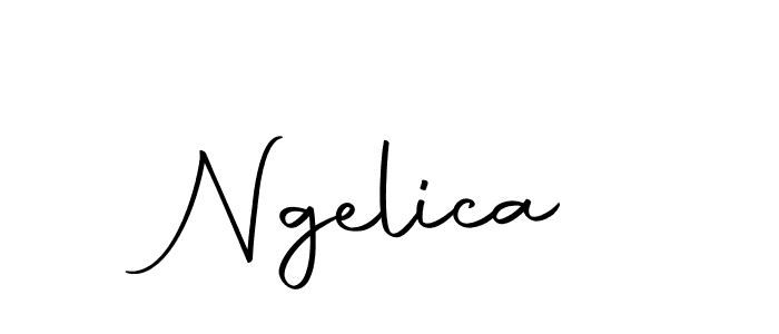 Ngelica stylish signature style. Best Handwritten Sign (Autography-DOLnW) for my name. Handwritten Signature Collection Ideas for my name Ngelica. Ngelica signature style 10 images and pictures png