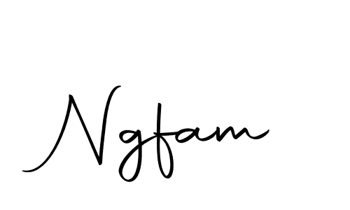 Use a signature maker to create a handwritten signature online. With this signature software, you can design (Autography-DOLnW) your own signature for name Ngfam. Ngfam signature style 10 images and pictures png