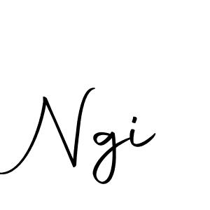 Create a beautiful signature design for name Ngi. With this signature (Autography-DOLnW) fonts, you can make a handwritten signature for free. Ngi signature style 10 images and pictures png