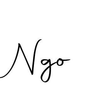 Make a beautiful signature design for name Ngo. With this signature (Autography-DOLnW) style, you can create a handwritten signature for free. Ngo signature style 10 images and pictures png