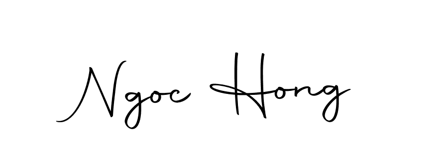 Make a short Ngoc Hong signature style. Manage your documents anywhere anytime using Autography-DOLnW. Create and add eSignatures, submit forms, share and send files easily. Ngoc Hong signature style 10 images and pictures png