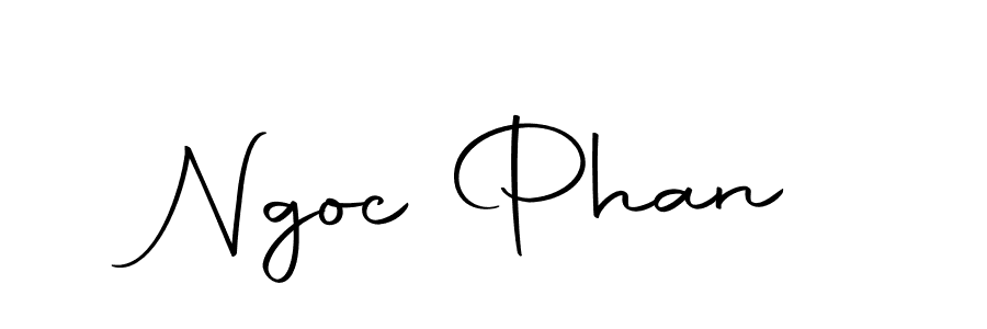 Create a beautiful signature design for name Ngoc Phan. With this signature (Autography-DOLnW) fonts, you can make a handwritten signature for free. Ngoc Phan signature style 10 images and pictures png