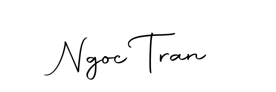 Make a beautiful signature design for name Ngoc Tran. With this signature (Autography-DOLnW) style, you can create a handwritten signature for free. Ngoc Tran signature style 10 images and pictures png