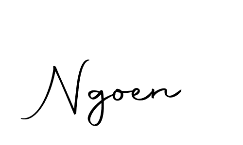 You should practise on your own different ways (Autography-DOLnW) to write your name (Ngoen) in signature. don't let someone else do it for you. Ngoen signature style 10 images and pictures png