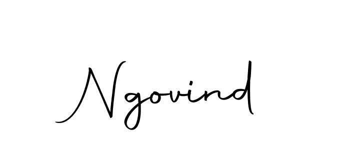 Design your own signature with our free online signature maker. With this signature software, you can create a handwritten (Autography-DOLnW) signature for name Ngovind. Ngovind signature style 10 images and pictures png