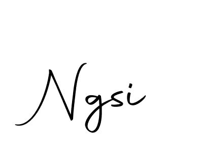 Use a signature maker to create a handwritten signature online. With this signature software, you can design (Autography-DOLnW) your own signature for name Ngsi. Ngsi signature style 10 images and pictures png